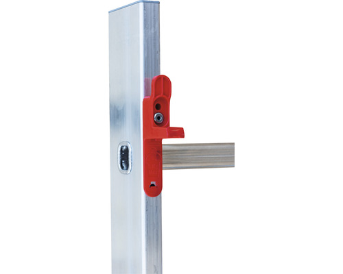 CLASSIC multifunctionele ladder, uitschuif-, trap- of schuifladder, aluminium, 3-delig, 3 x 9 sporten, werkhoogte 5,75 m