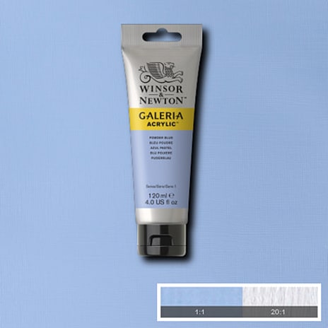 Galeria akrylmaling 120 ml - Powder Blue