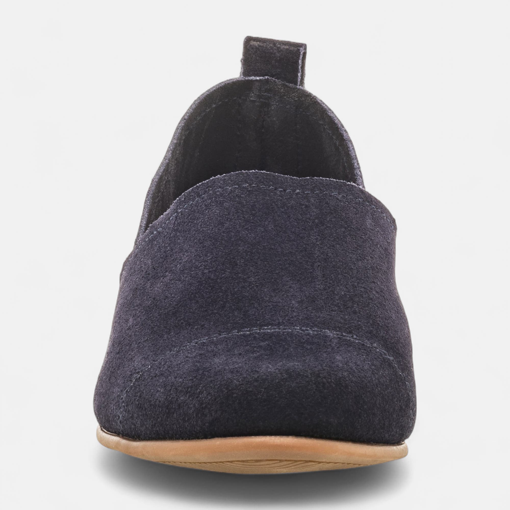 Mocassins Femme en cuir bleu marine