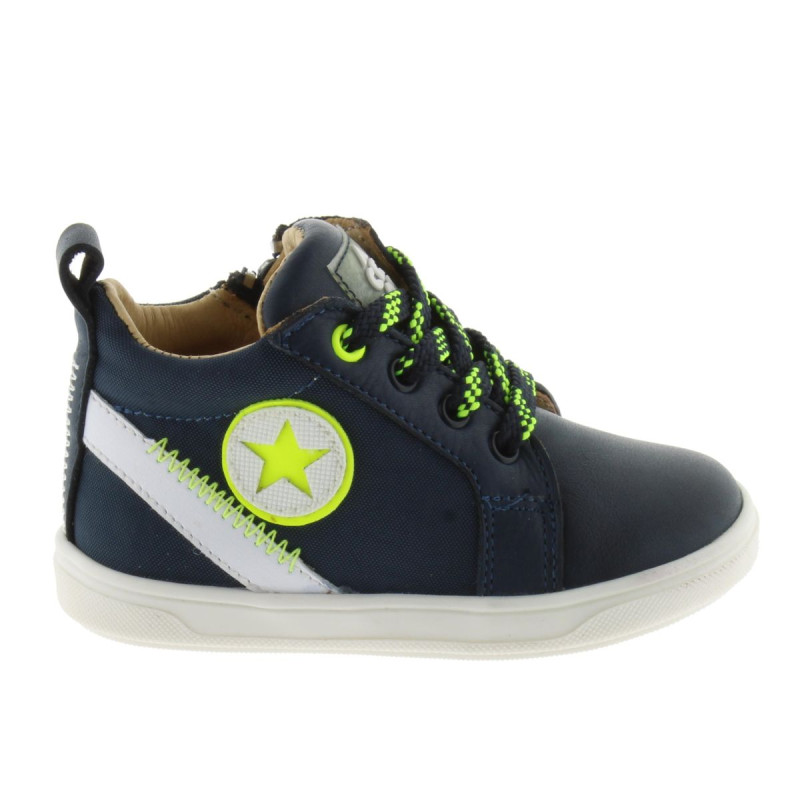 Acebos Acebos Blanc Marine Fluo Petite Etoile Zip