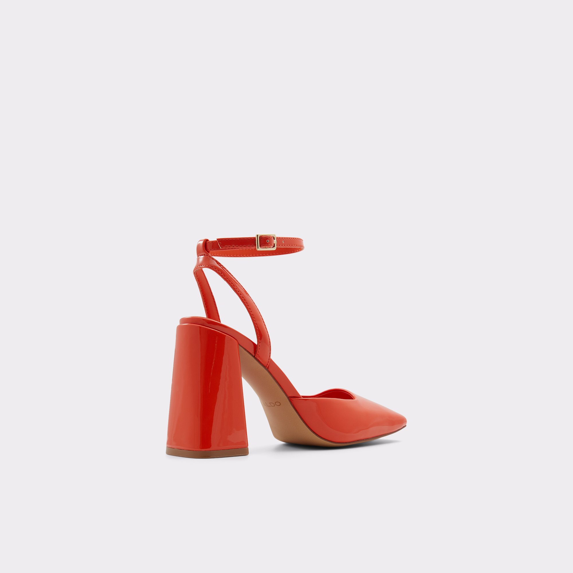 Ingenue Bright Orange Women Strappy Heels