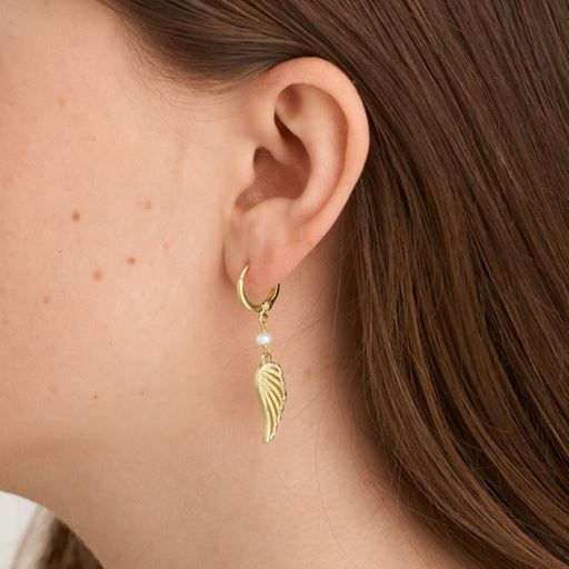 Pure By Nat Vinge Øreringe, Gold Plated