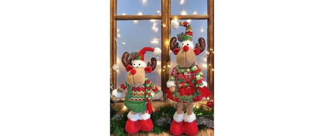 Weihnachtsfigur »Dameco Rentier 2-er Set«