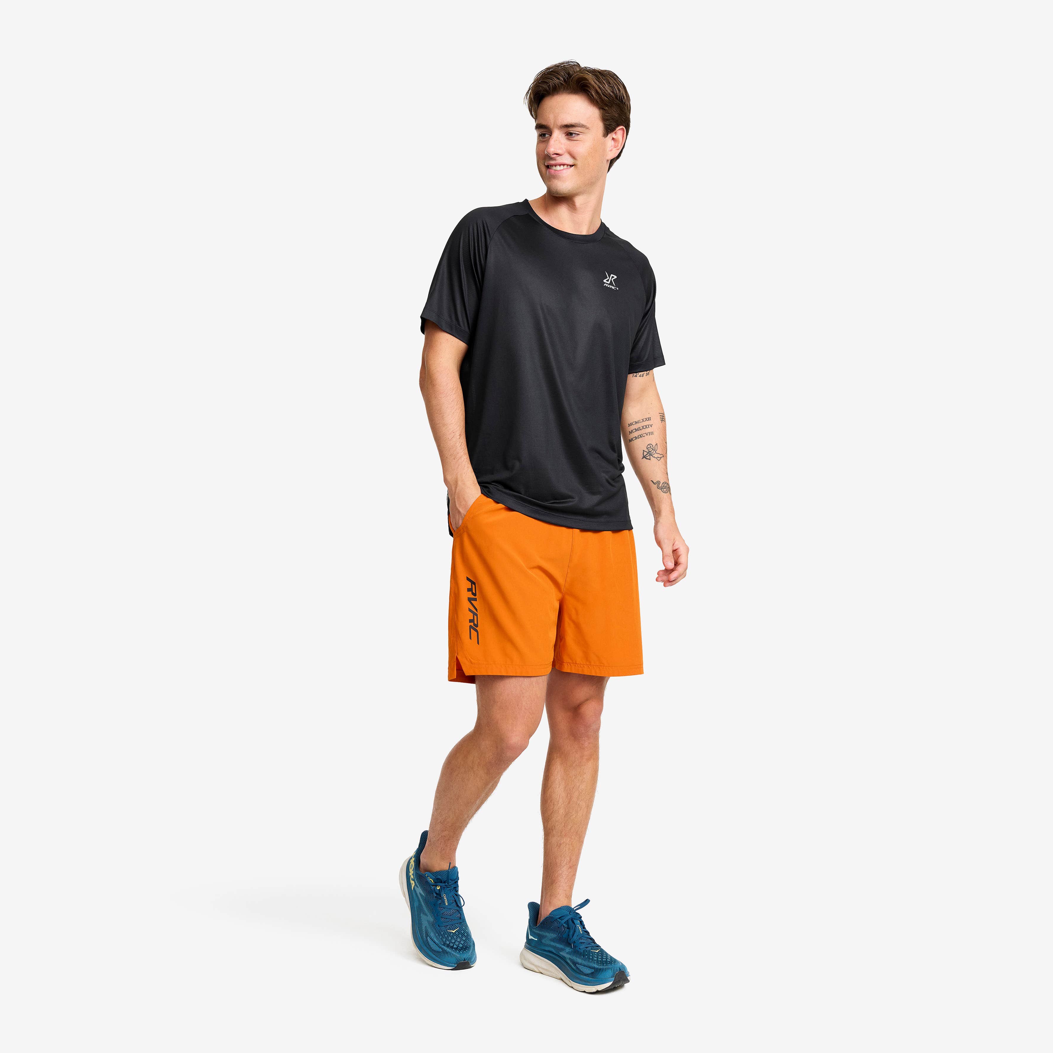 Intensity Light Crew Neck T-shirt Herre Black