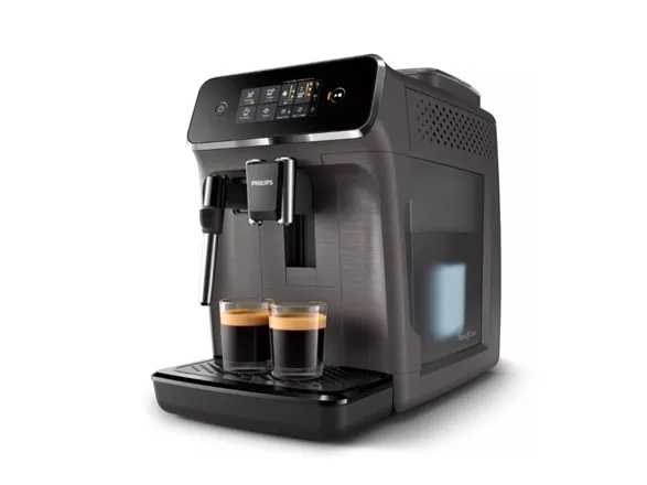 Philips Series 2200 EP2224 - Automatisk kaffemaskine med mælkeskummer - 15 bar - kashmirgrå