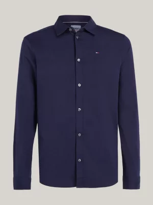 Camisa de corte justo e elástico