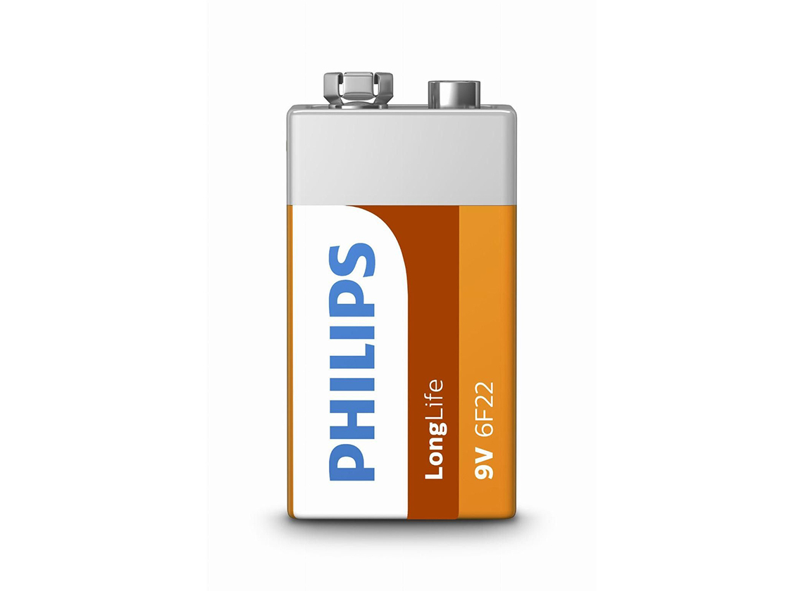 Philips LongLife 9V batterij