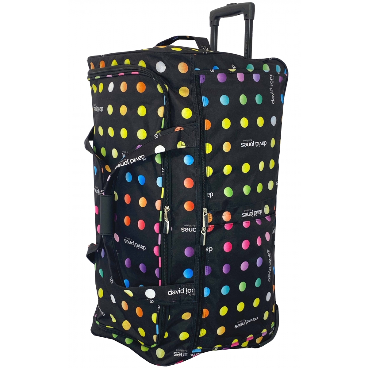 David Jones Sac de voyage avec roulettes 120L grand volume David Jones taille XL 76cm