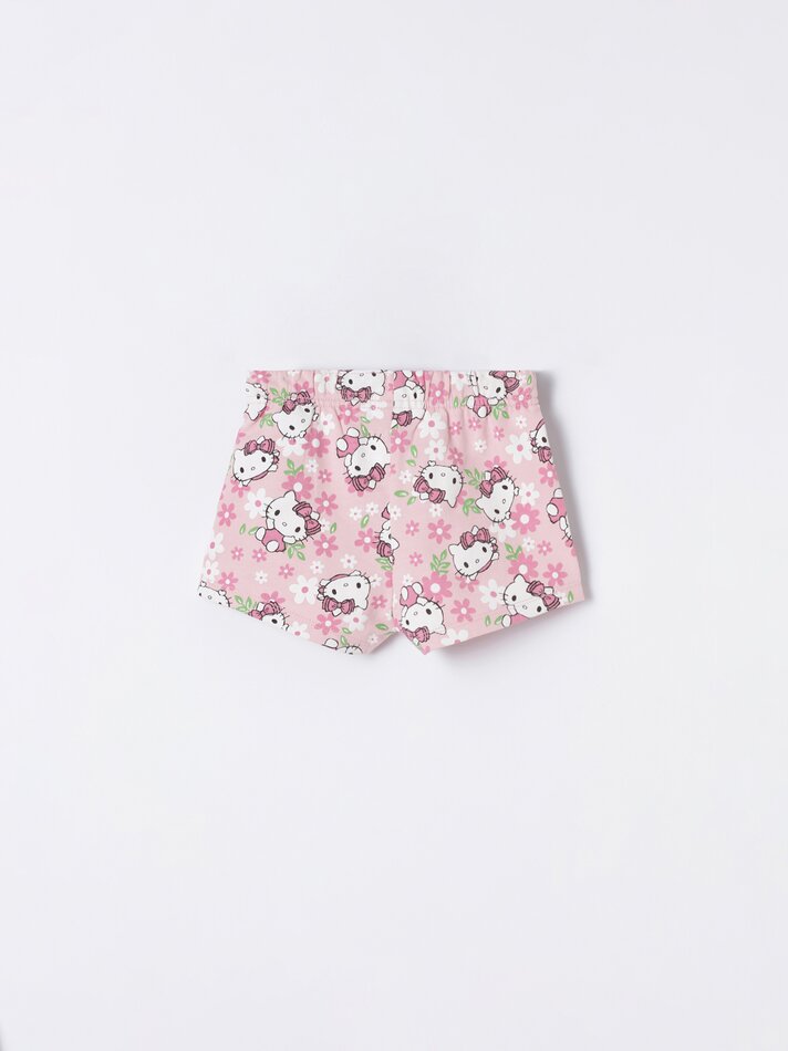 Conjunto de camiseta e shorts Hello Kitty ©Sanrio - Branco