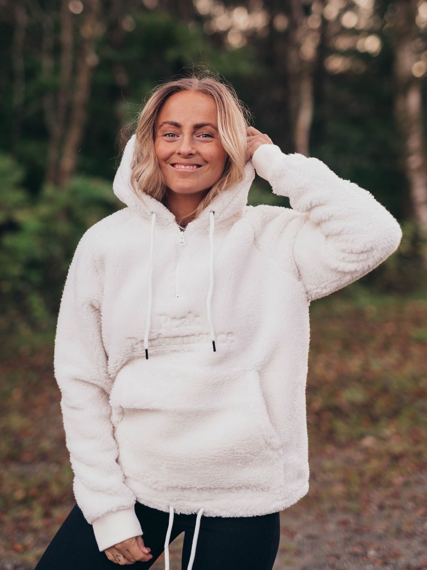 Original Pile Half Zip Hood