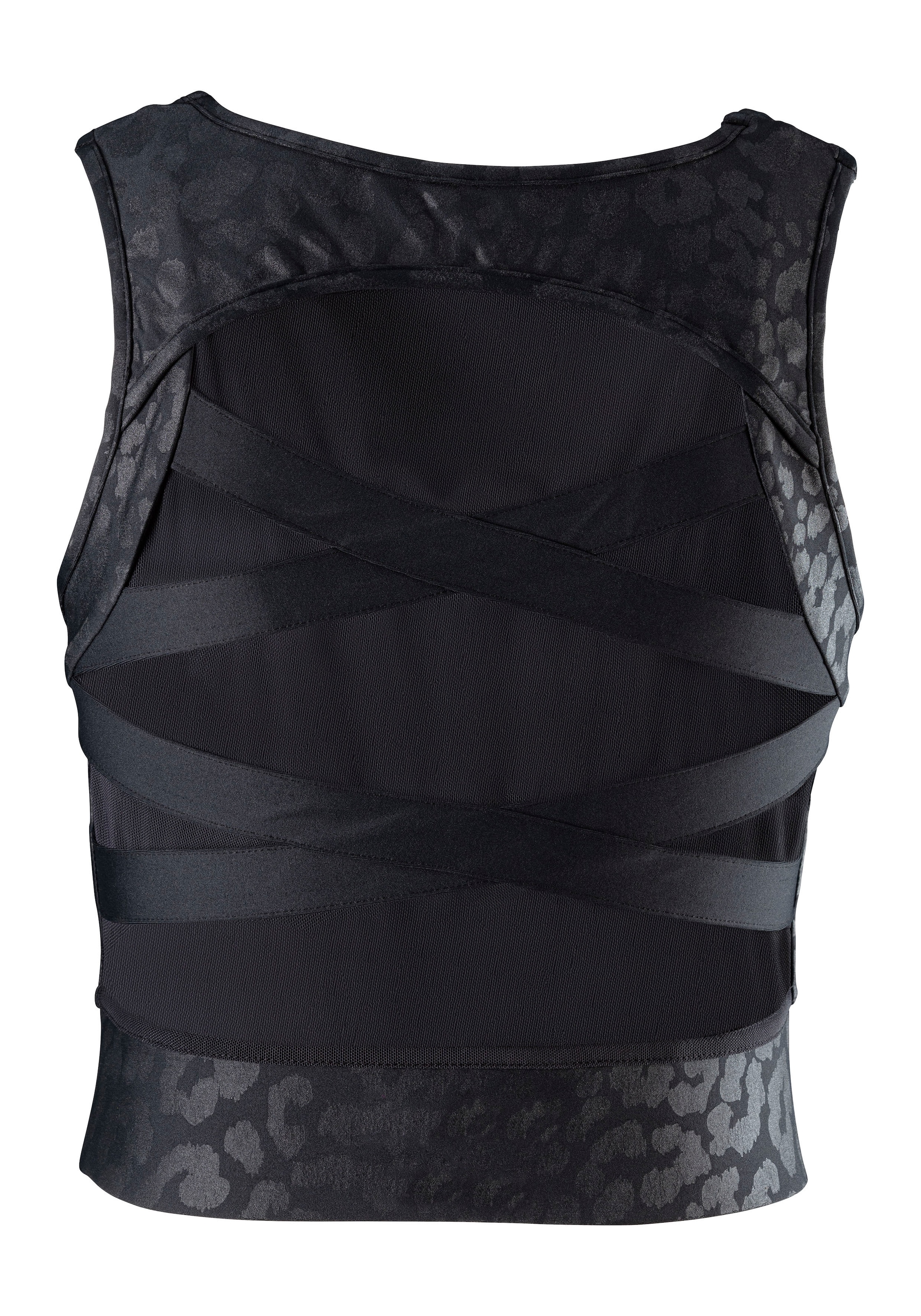 LASCANA ACTIVE Crop-Top , mit Leodruck