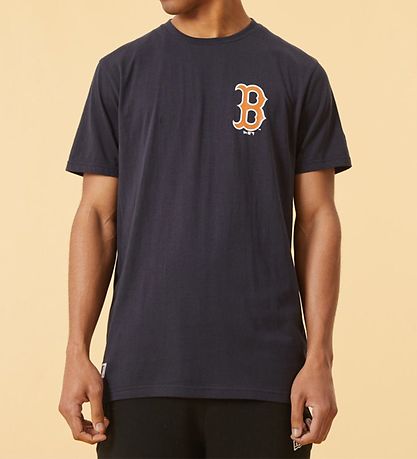 New Era T-shirt - Boston Rød - Sort