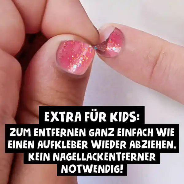 Peel-Off Nagellack 05 Glitzer Pink