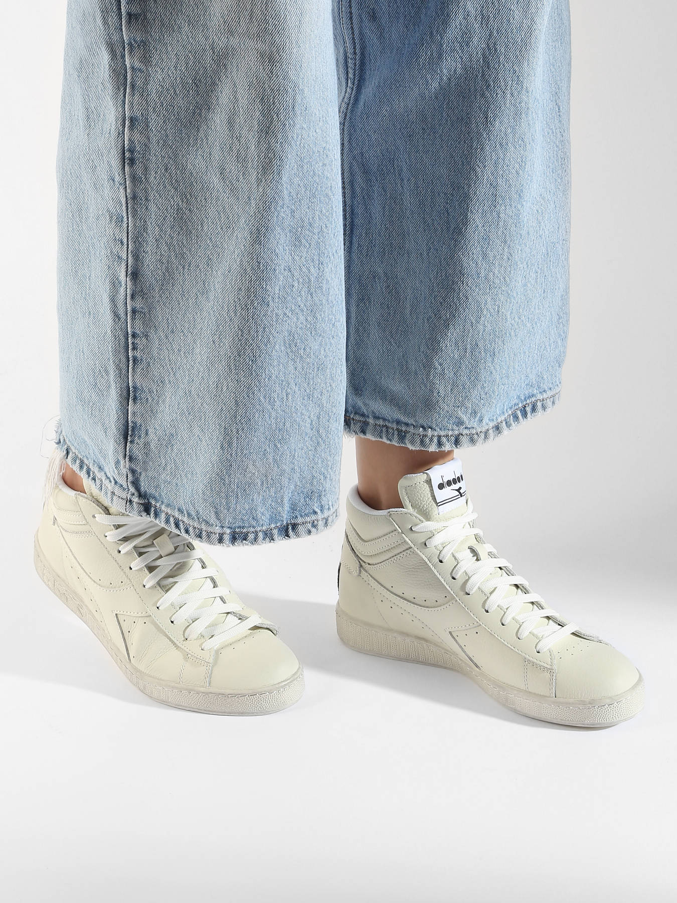 Sneakers Game L Hi Waxed en cuir DIADORA