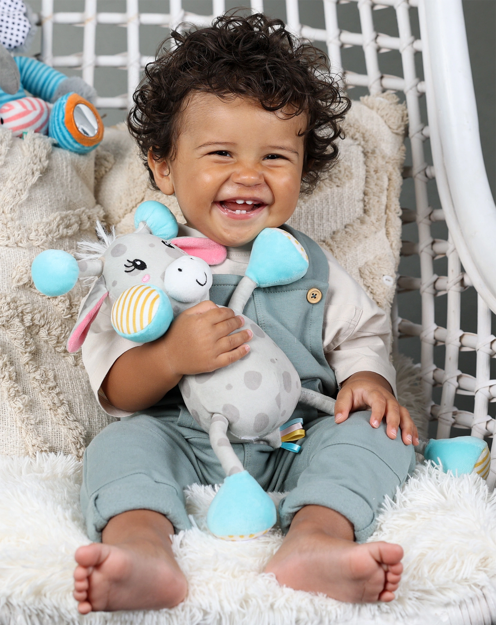 Sensorik-Kuscheltier GIRAFFE SALLY (24 cm)