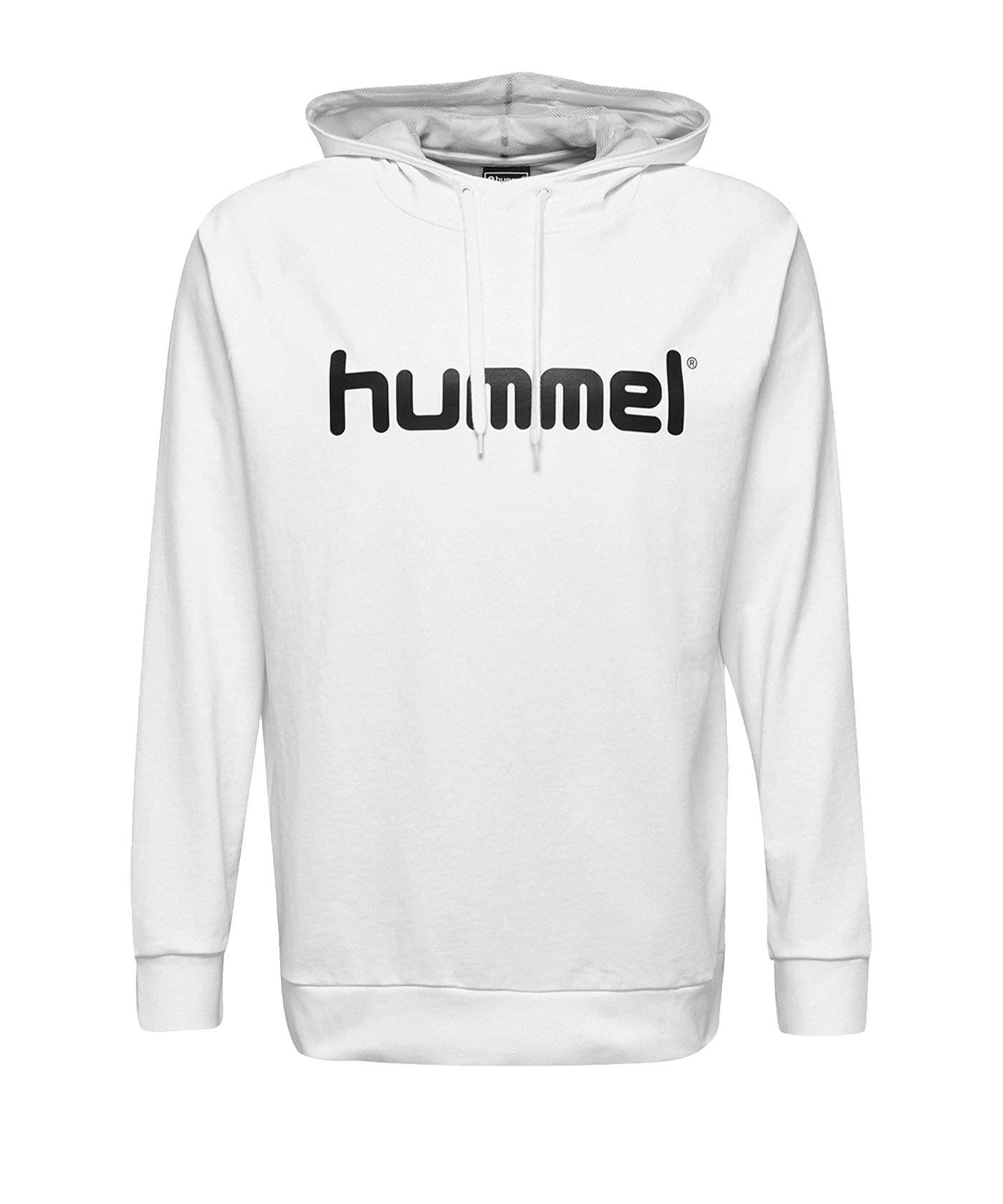 Hummel Cotton Logo Hoody Kids Weiss F9001