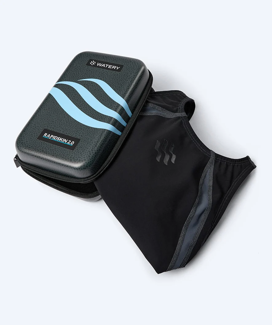 Watery konkurrence badedragt til damer - Rapidskin 2.0 - Sort