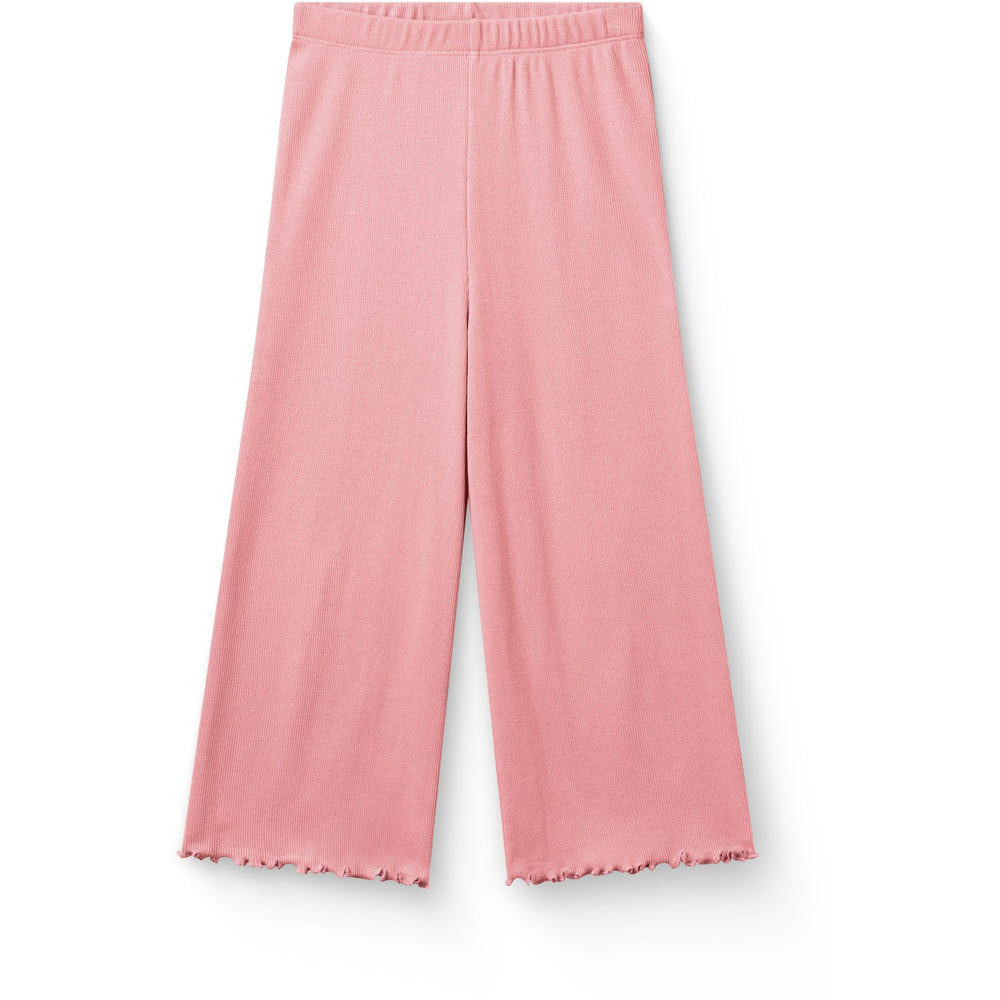 Køb COPENHAGEN COLORS Pink Modal Rib Wide Bukser