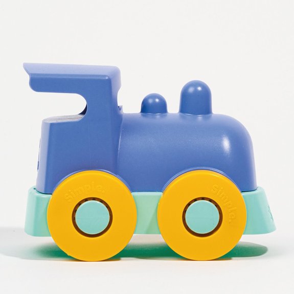 Train bleu à promener l'Explorateur