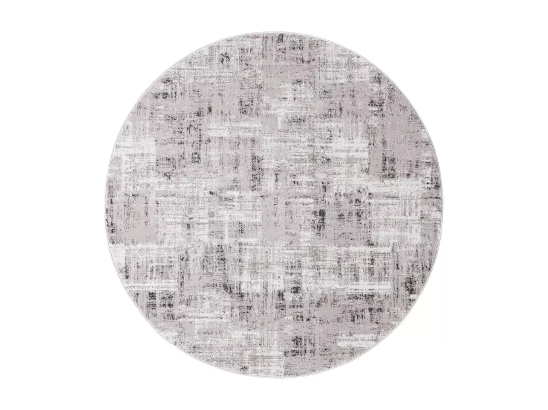 Tapis 160x160 gris Davos Miracle