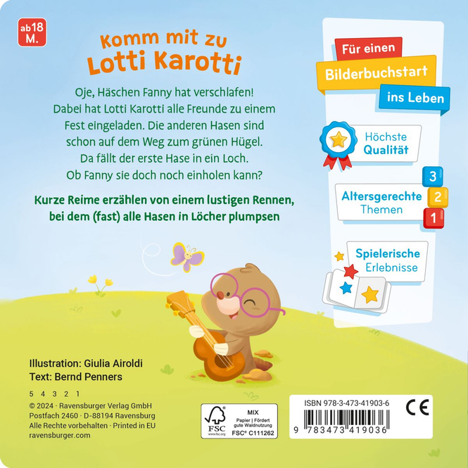 Mein erstes Lotti Karotti - Das lustige Hasenrennen