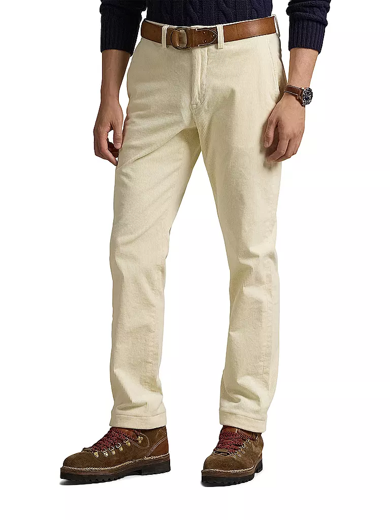POLO RALPH LAUREN Cordhose Slim Fit creme