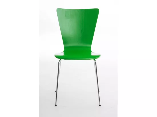 Lot de 2 Chaise de conférence - Bois & Nature - Vert - Aaron
