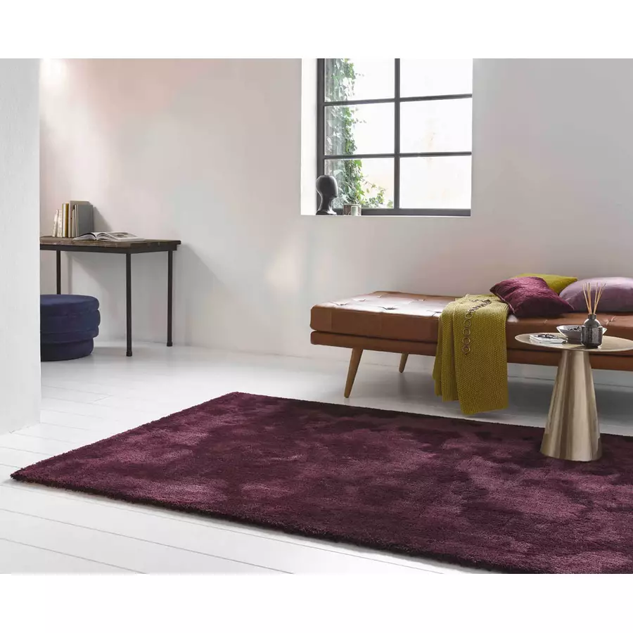 Esprit Hochflorteppich #relaxx bordeaux