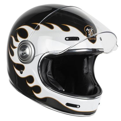 Casque Dexter TANNEN JUST RIDE OR DIE - Noir / Blanc