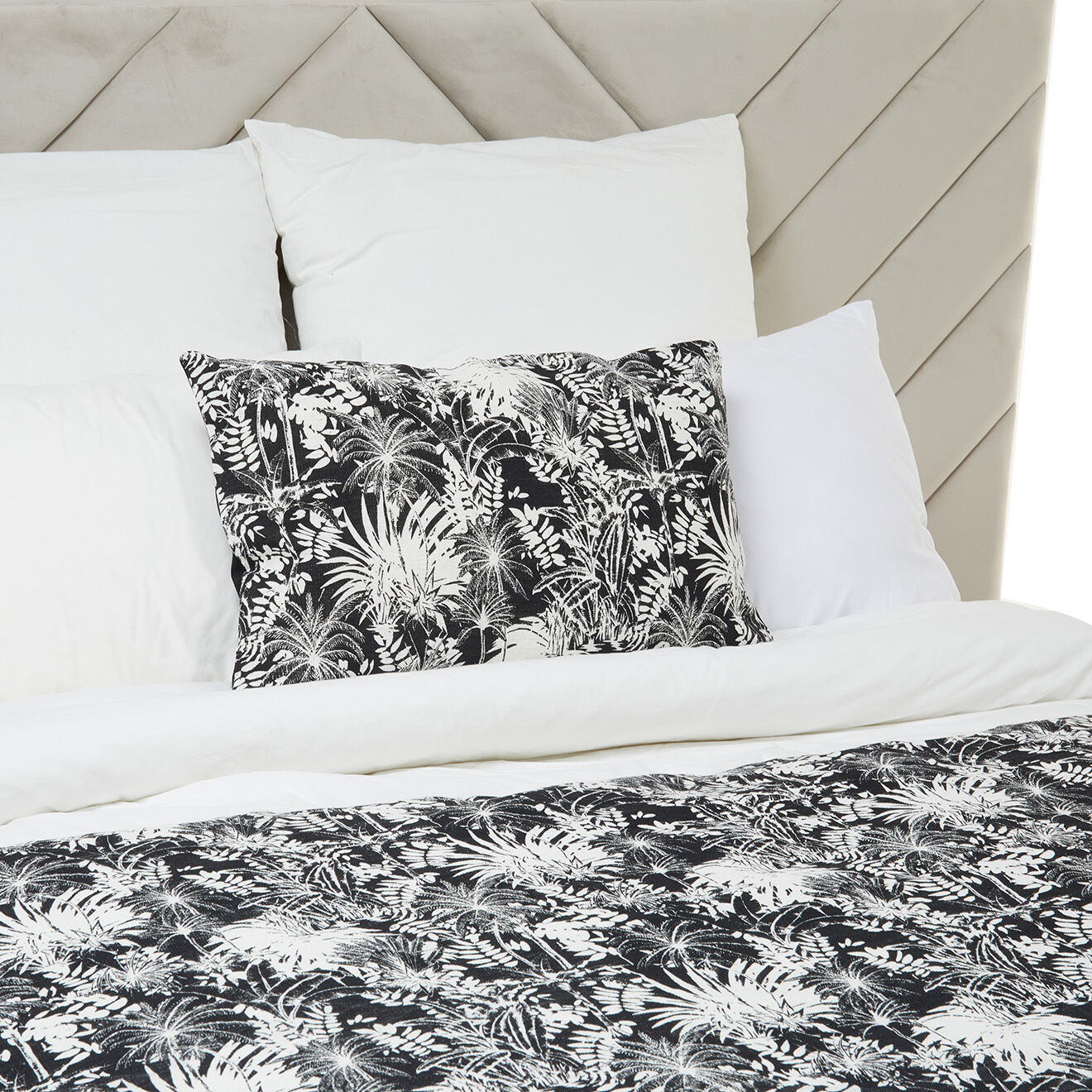 Haomy Housse de coussin en Lin & Coton Ahe blanche - 40x60 cm