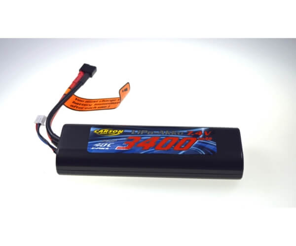 7,4V/3400mAh 40C LiPo Ra.Akku T-Pl. HC R