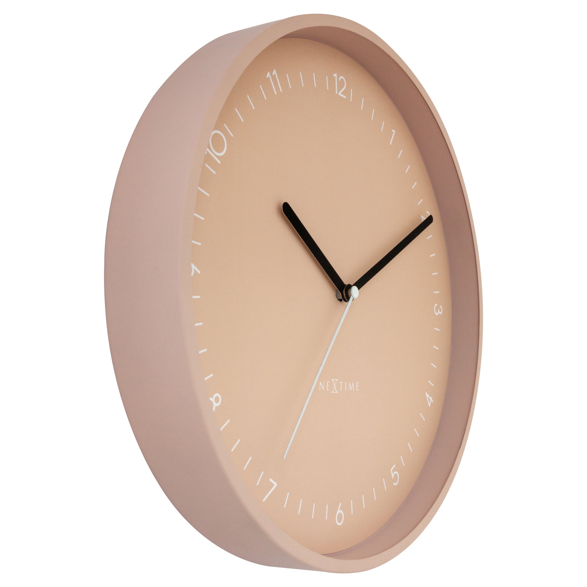 NeXtime - Wandklok 30cm-Stil-Roze-Aluminium-NeXtime Berlin