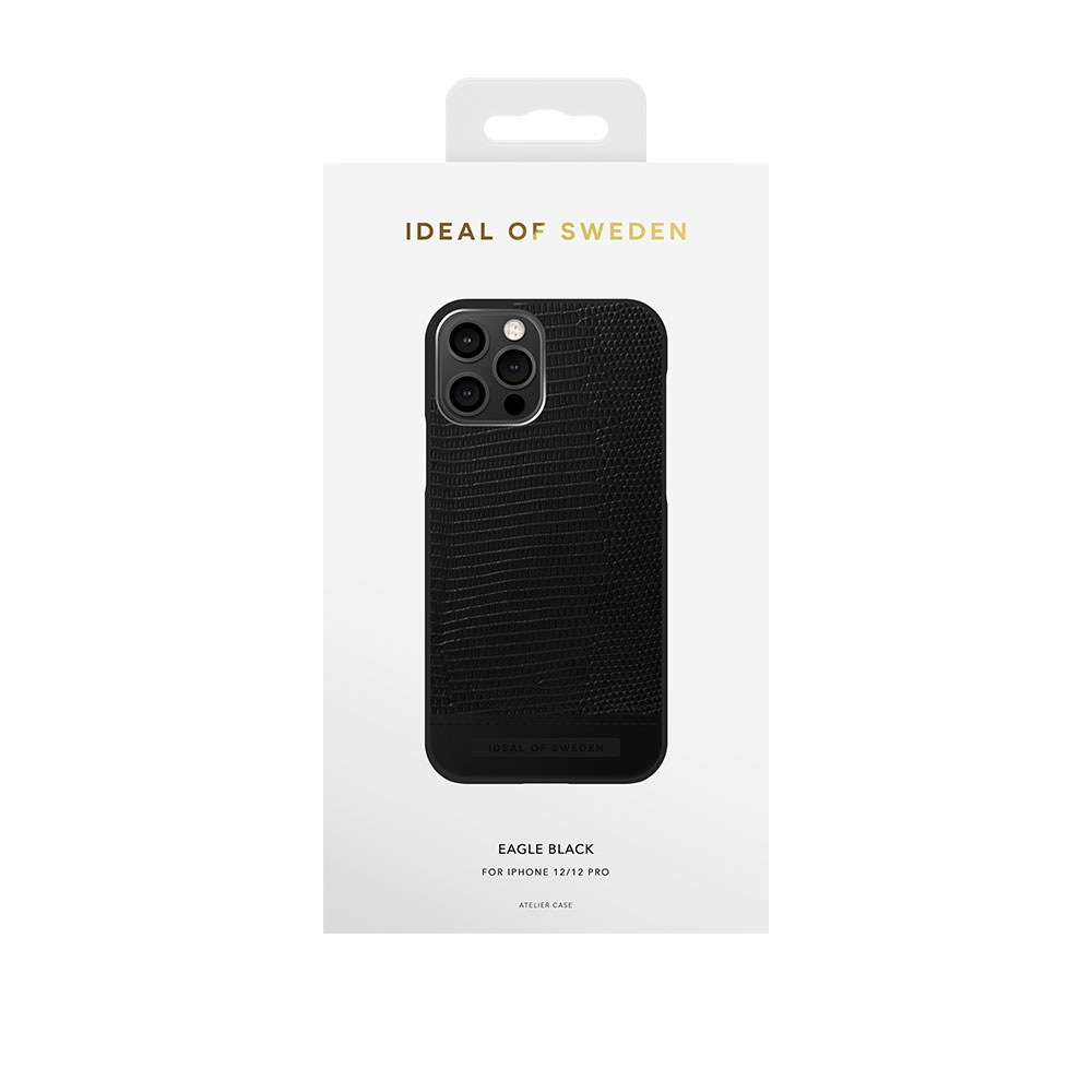 iPhone 12 / iPhone 12 Pro Hardcase Hülle Atelier Case (IDACAW20-2061-229) - Eagle Black