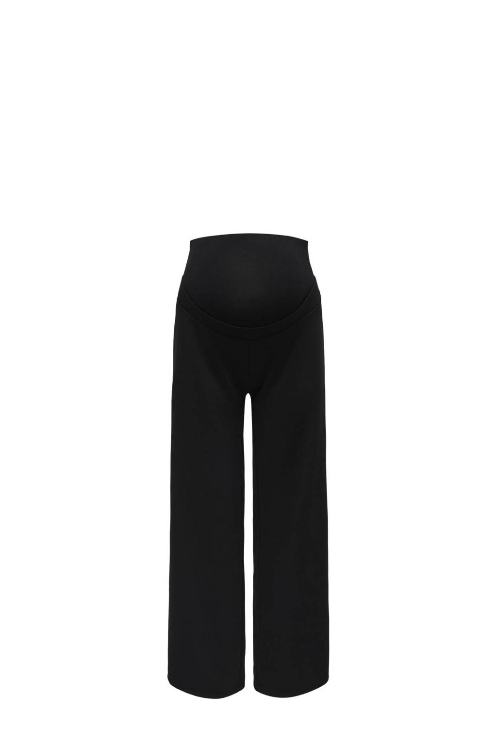 ONLY MATERNITY wide leg broek OLMFEVER zwart