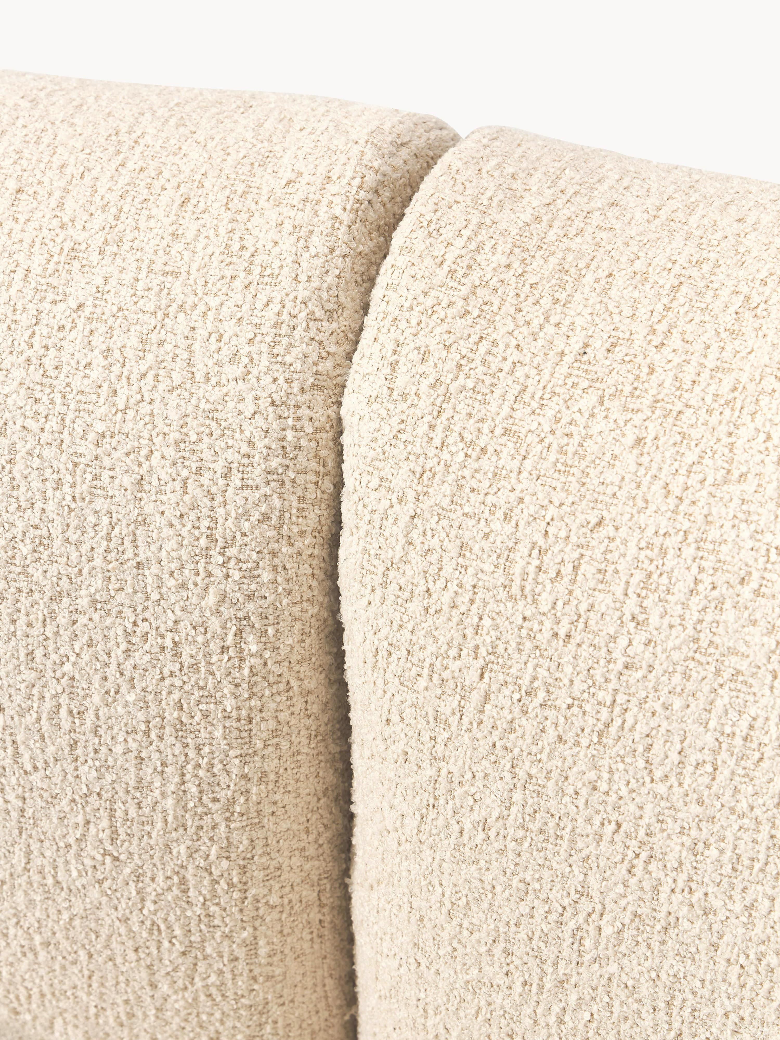 Modulaire XL chaise longue Sofia van bouclé stof