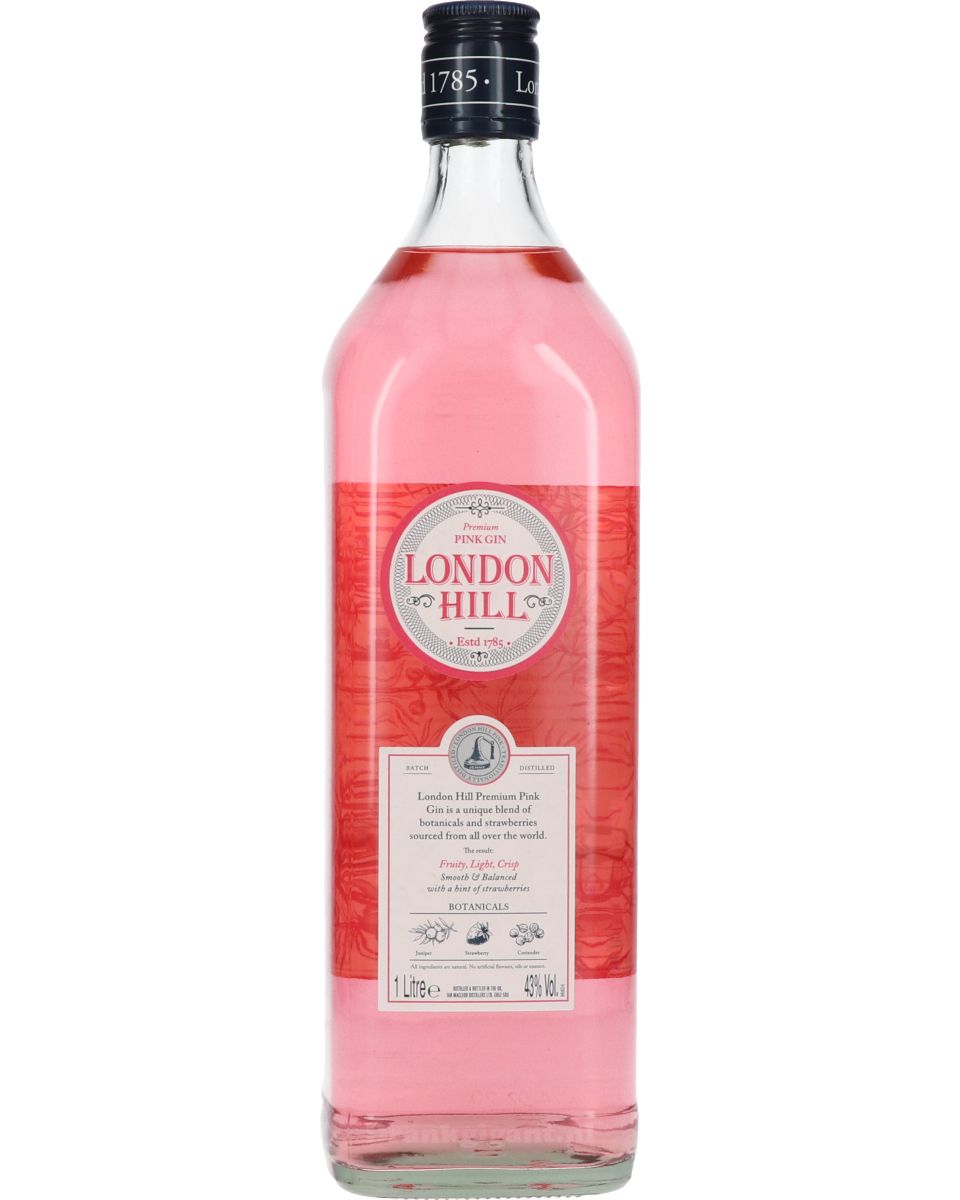 London Hill Premium Pink Gin 100 cl