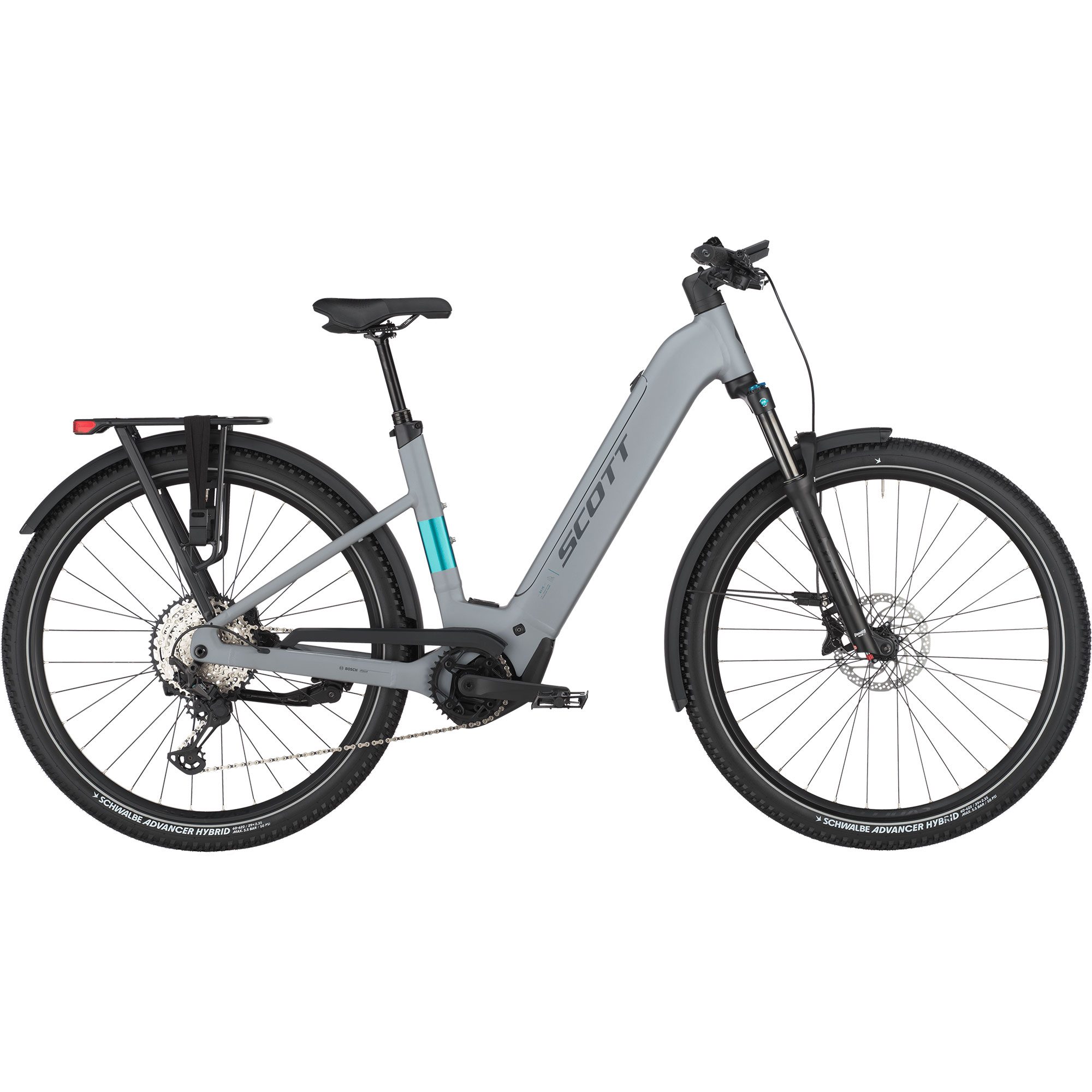 Scott Axis 10 Wave E-Trekkingrad bird grey