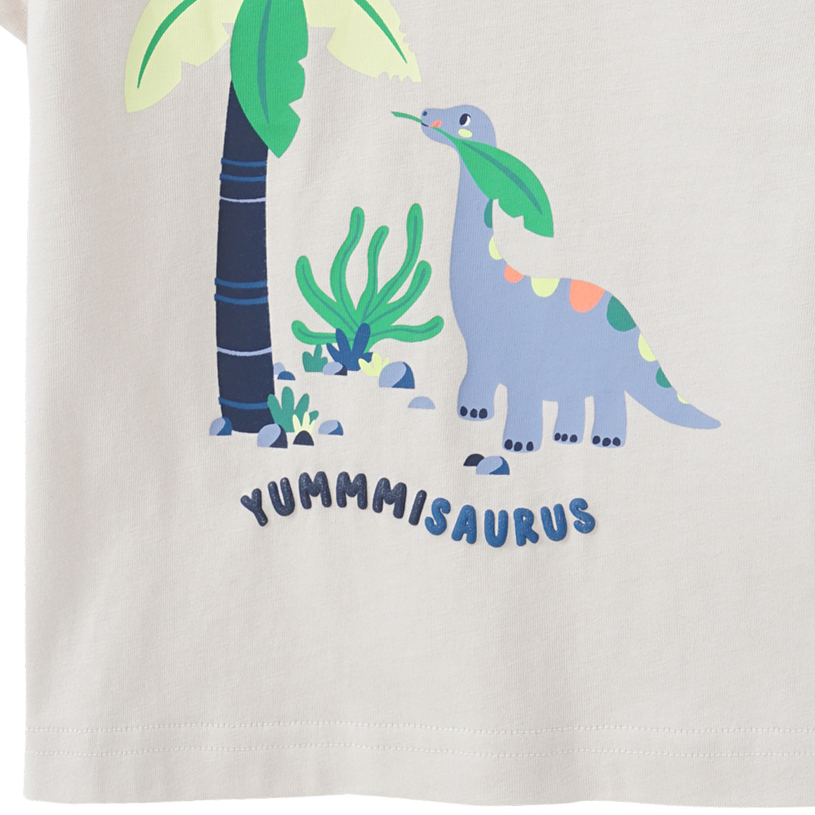 Topomini Baby T-Shirt mit Dino-Print beige