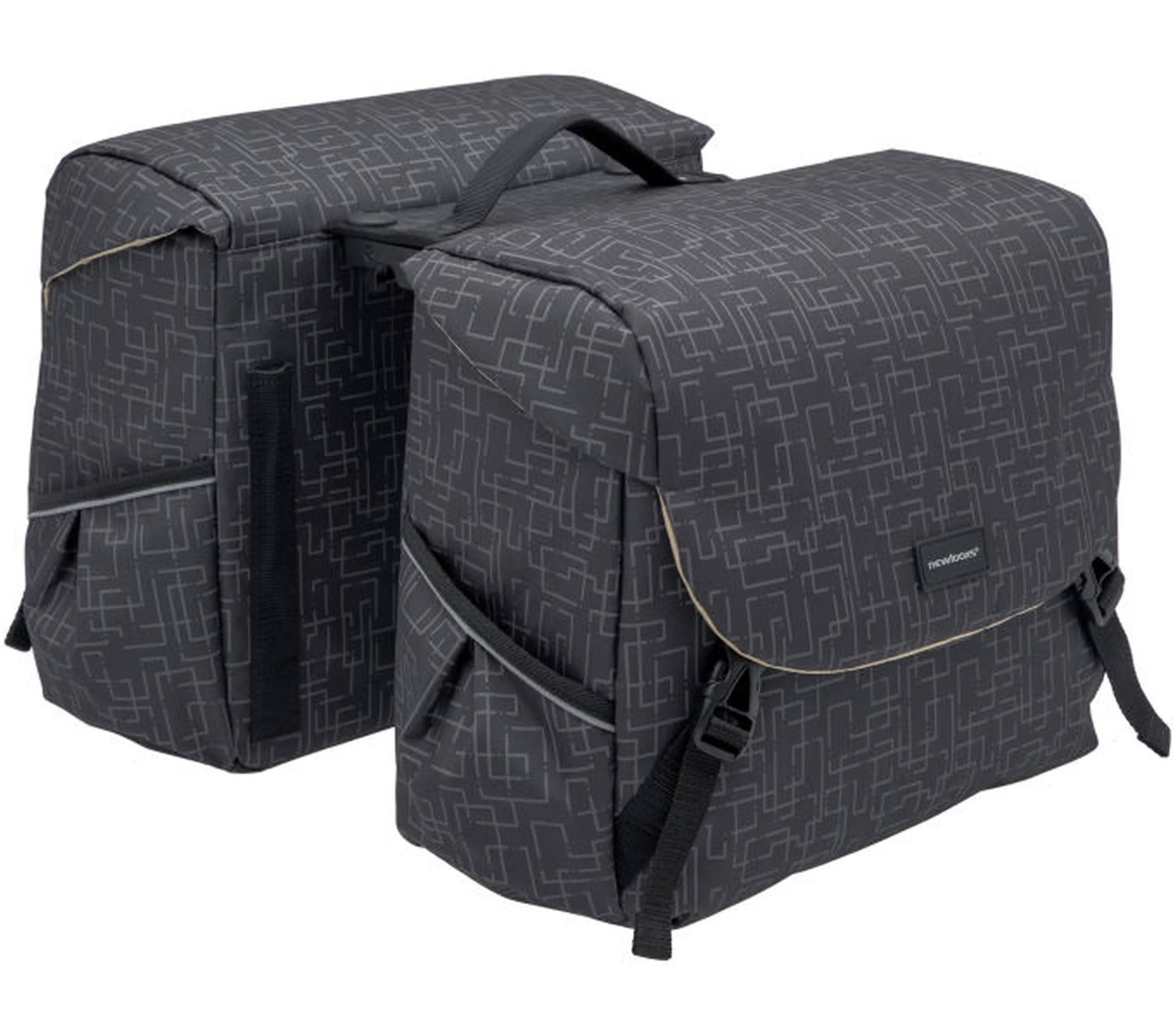 Doppelpacktasche Mondi Joy Double Racktime, black