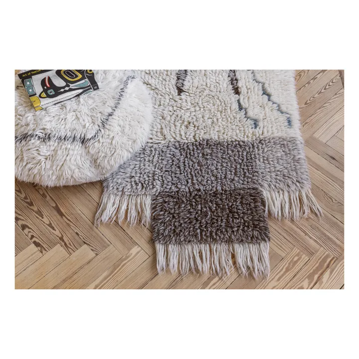 Lorena Canals Pouf Berber Soul | Blanc