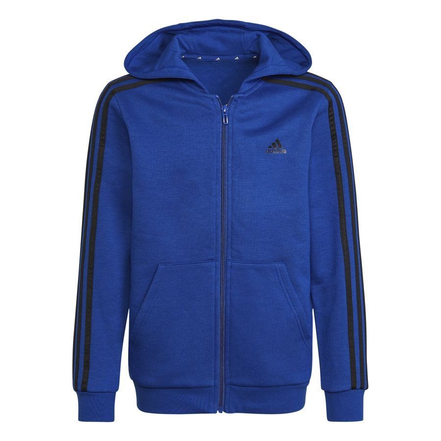adidas Sweat à Capuche Essentials 3-Stripes - Bleu/Noir Enfant