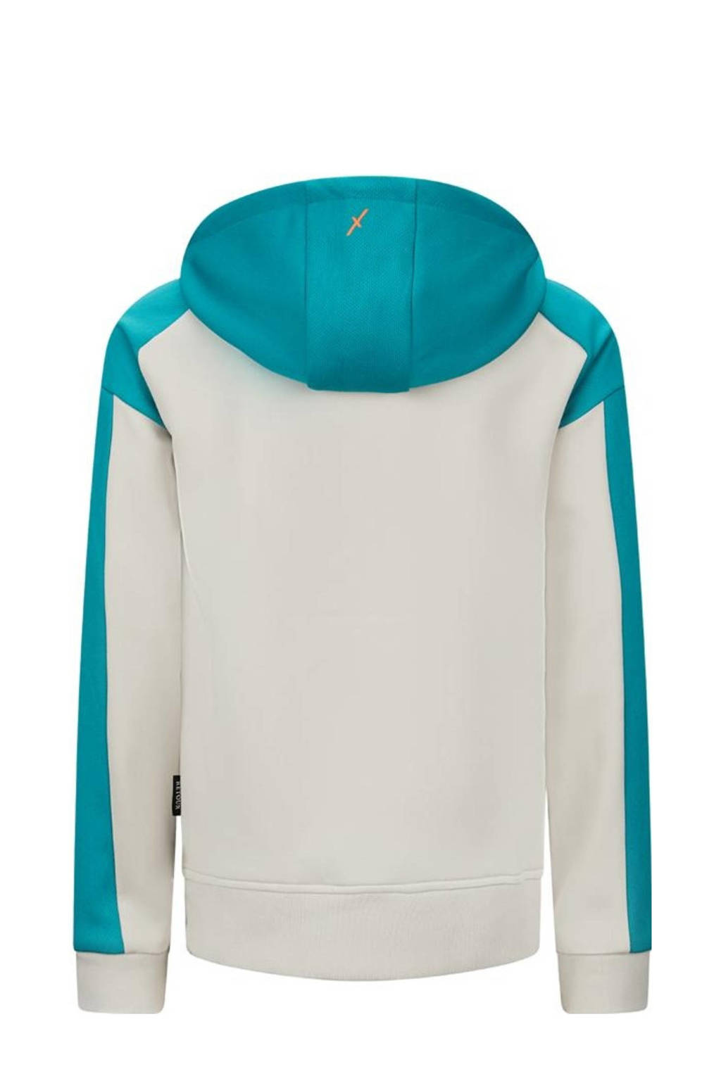 Retour Jeans sweatvest Cross ecru/zeegroen