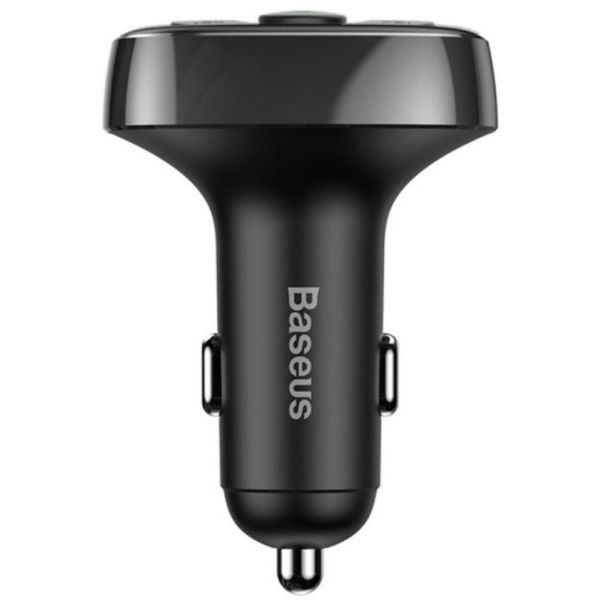 Baseus Carregador Isqueiro Baseus Transmissor FM Bluetooth 2-USB/3.4A