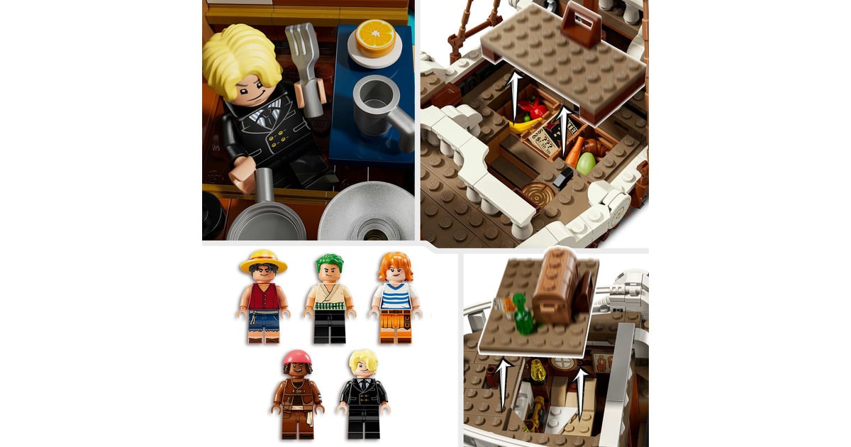 LEGOOne Piece - Het piratenschip Going Merry Constructiespeelgoed  (75639)