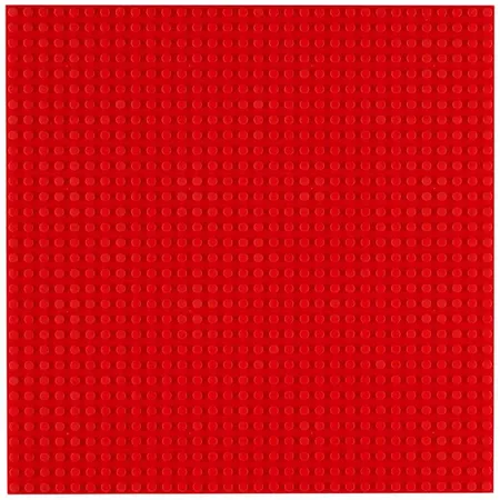 Open Bricks Bauplatten, 32x32 (25,5 x 25,5 cm), Rot, 2 Stück