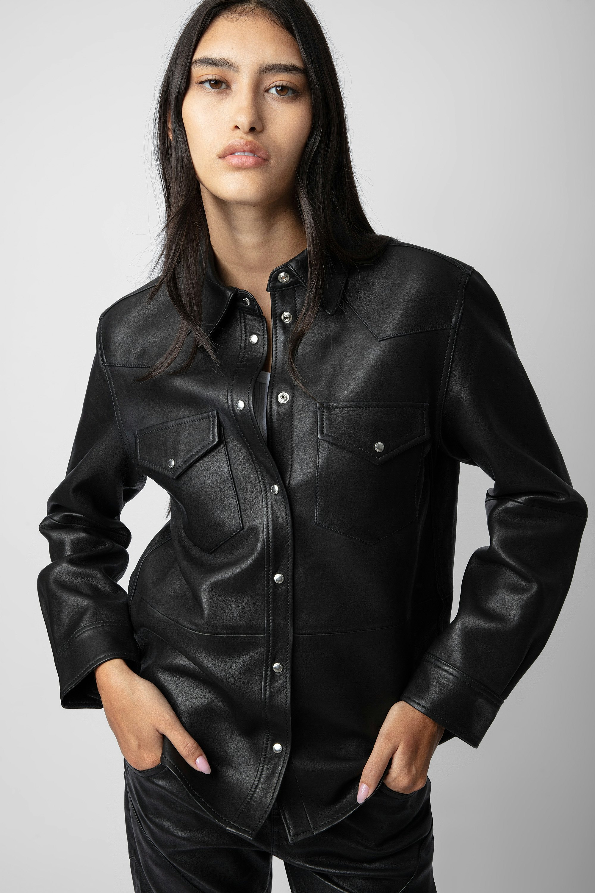 Chemise Thelma Cuir