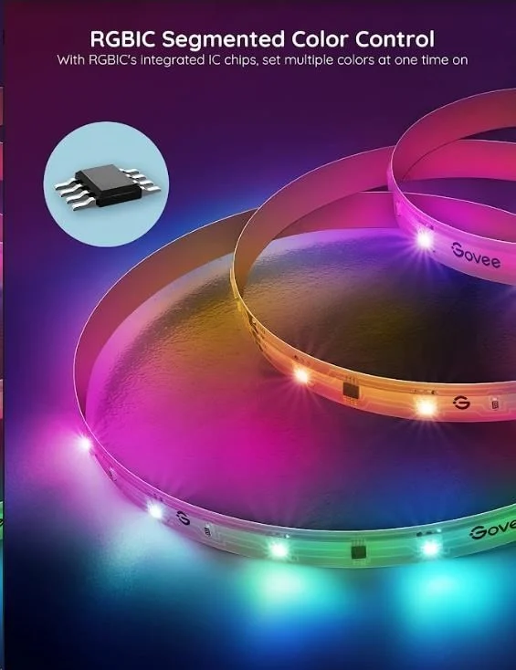 Govee RGBIC Basic Wi-Fi + Bluetooth LED-strips (5 meter)
