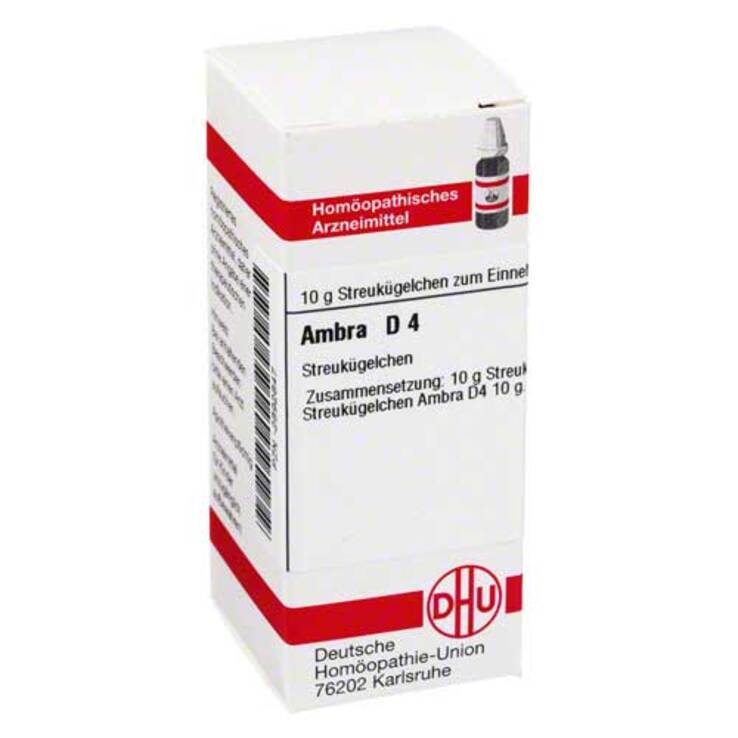 DHU Ambra D 4 Globuli, 10 g