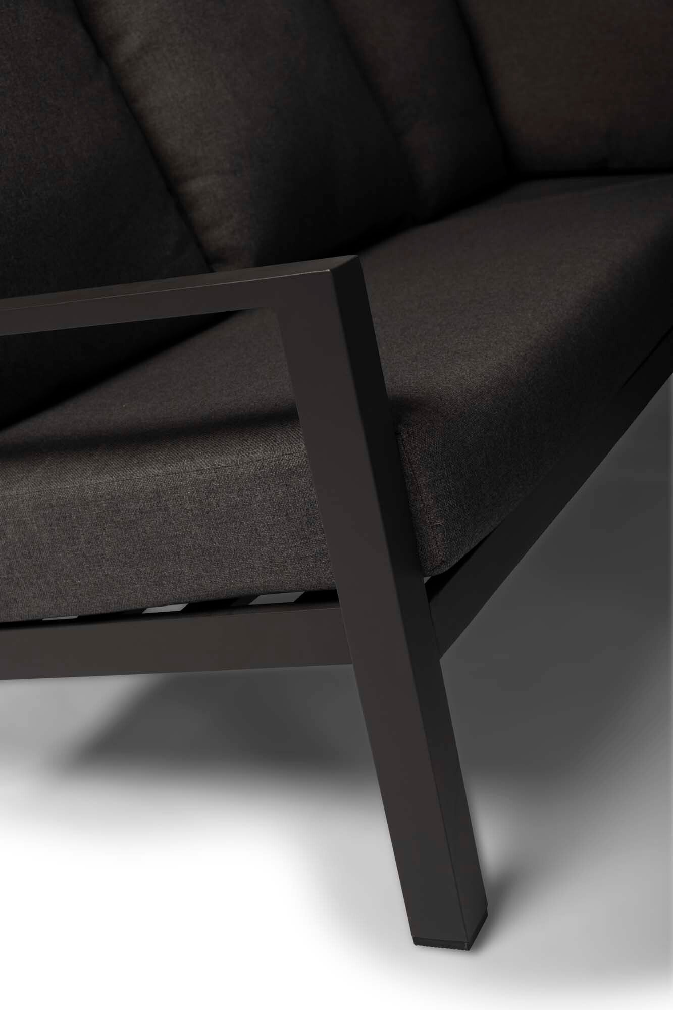 Tierra Outdoor 5-zits loungeset Lima zwart
