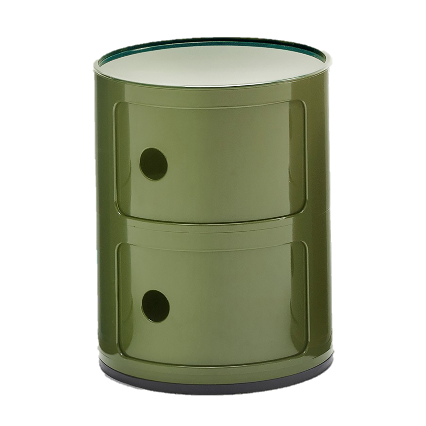 Kartell Componibili Kast Ã 32 cm - 2 Modules - Mosgroen